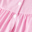 Pink Stripes Apple Applique Dress