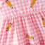 Pink Plaid Pencil Dress