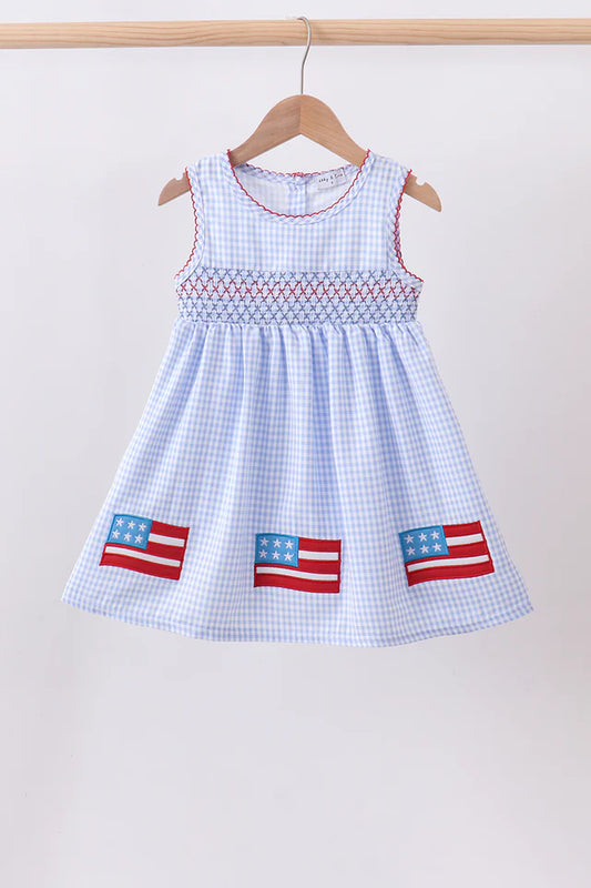 Blue Flag Dress