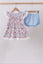 Blue Floral Lace Bloomer Set