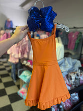 Orange Athletic Tank Dress