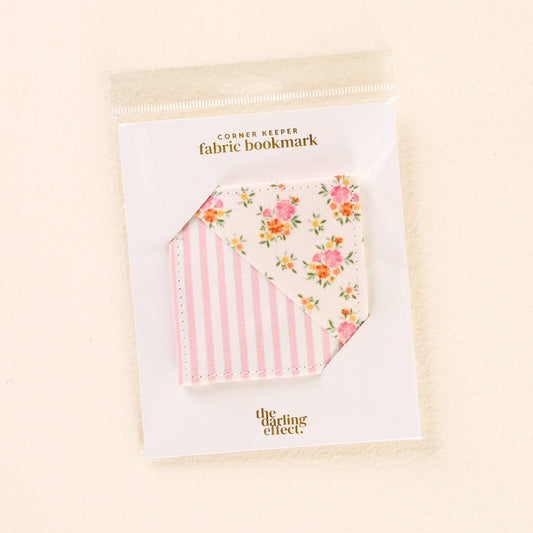 Corner Keeper Fabric Bookmark-Endless Daydream Cream