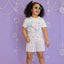 Lavender Bow Trellis Skort - Kids Clothing Spring/Summer