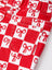 Girls Red Bow Checker Pants