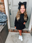 Jet Setter Hoodie Skort Dress - Midnight