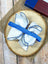 Bluebonnets Embroidered Moonstitch Bow Headband