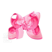 LAYERED GINGHAM BOW