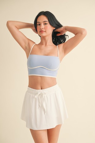 Blue Sculpting Bra