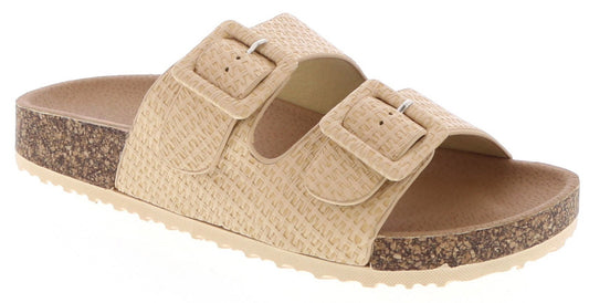 Buckle Slides Camel