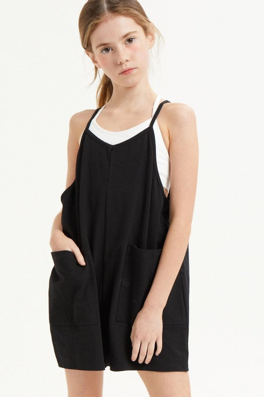 Kids Romper Black