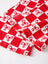 Girls Red Bow Checker Pants