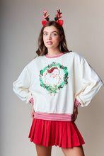 Sequin Santa Sweatshirt