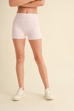 Bow Print Mini Shorts