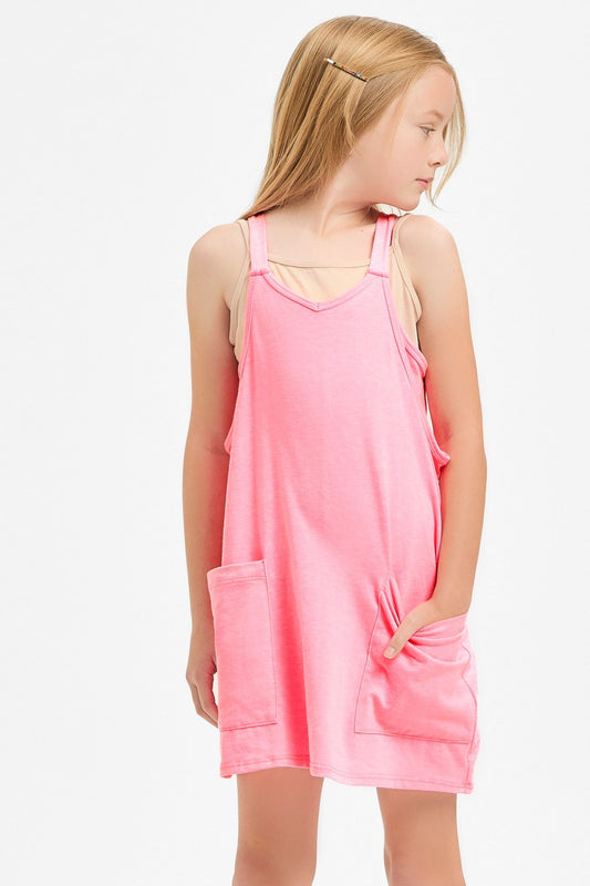 Kids Skort Romper N Pink