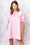 Bow Embroidered Collar Babydoll Dress