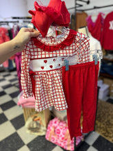 Hearts Smocked Set