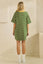 Stripe Knit Pullover Big Top Dress