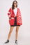 BUTTON DOWN LONG SLEEVE CHECKERED OVERSIZED CARDIGAN
