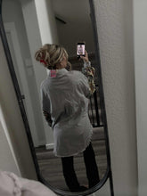 Blushin Sequin Shacket Grey