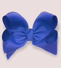 COBALT 7.5" WIDE HAIR BOW. BW-329-P  12 PIECES/ $18.00