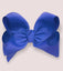 COBALT 7.5" WIDE HAIR BOW. BW-329-P  12 PIECES/ $18.00