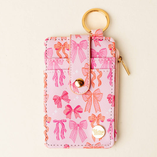 Keychain Wallet-Blushing Bows