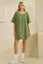 Stripe Knit Pullover Big Top Dress