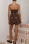 Polka Dot Strapless Shorts Set
