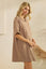 Stripe Knit Pullover Big Top Dress