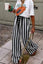 Striped Wide-Leg Casual Pants