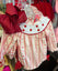 Smocked Heart Bubble Embroidered