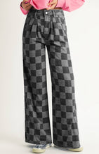 Denim Checker Grey