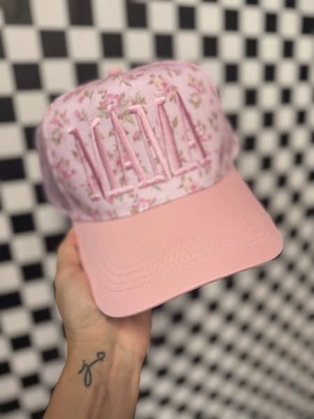 Mama Floral Trucker