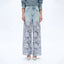 SUPER HIGH RISE WIDE LEG JEANS(EMBROIDERY,RAW HEM) BYW8194