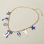 Game Day Football Theme Charm Station Necklace