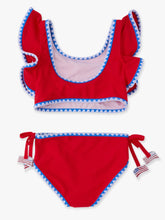 Girls Vintage Red Tankini 2-Piece Swimsuit PRE ORDER
