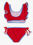 Girls Vintage Red Tankini 2-Piece Swimsuit PRE ORDER