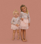 AUTUMN BLOSSOM DREAM TUTU LONG SLEEVE BODYSUIT DRESS