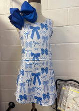 Blue Bows 2 Piece Athletic Set