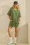 Stripe Knit Pullover Big Top Dress