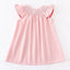 Baby Girls Strawberry Embroidered Plaid Smocked Dress: 3