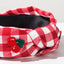 Girls Fashion Cute Fruit Plaid Headwear Accessories