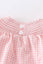 Baby Girls Strawberry Plaid Smocked Romper: 12M