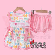 Pink Bow I Love Mommy Swing Set