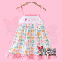 Pink Bow I Love Mommy Dress