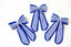 Gingham Hair Bow - Royal