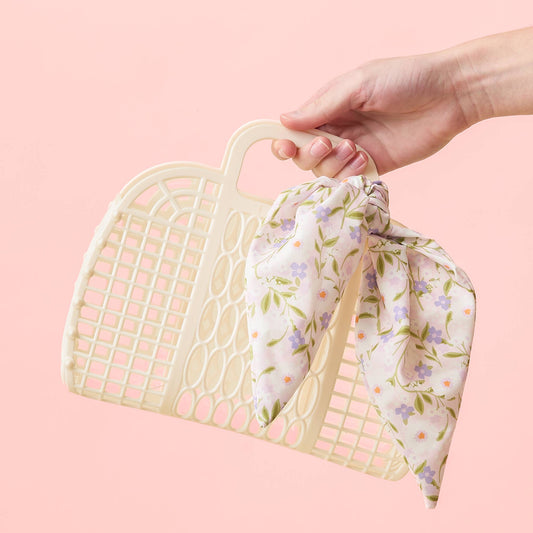 So-Jelly Basket-Floral Haven Lilac