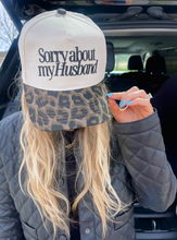 Sorry about my Husband/Wife Vintage Trucker Hat