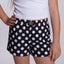 LM-KSH-1008-Black Polka Dot KIDS SHORTS