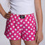 LM-KSH-1008-Hot Pink Polka Dot KIDS SHORTS